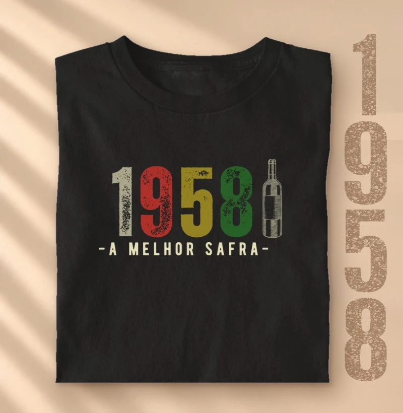 Camiseta Vinho - A Melhor Safra 1958