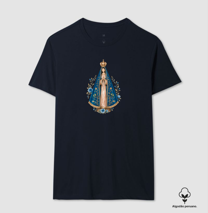 Tshirt N. Sra Aparecida Aquarela - Premium