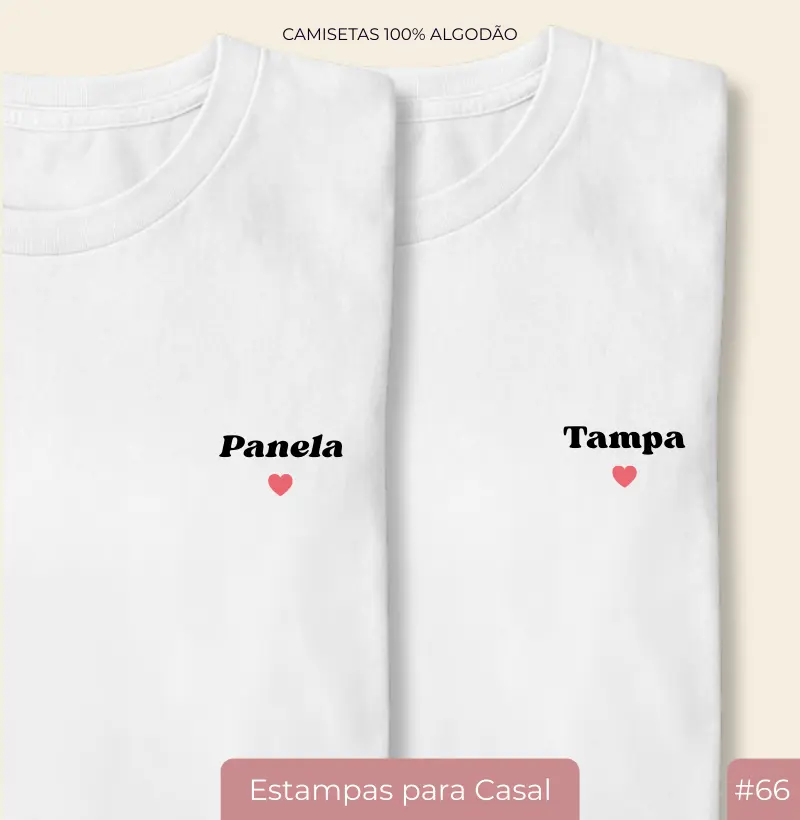 Camiseta Casal20 – Tampa ❤️ (#66)
