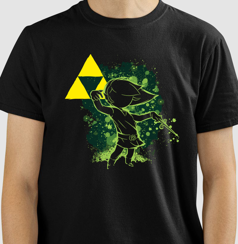 Herói de Hyrule em Silhueta