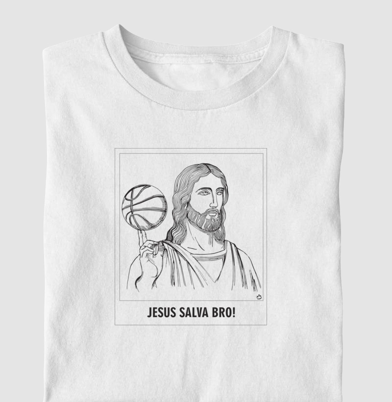 CAMISETA JESUS SALVA BRO!