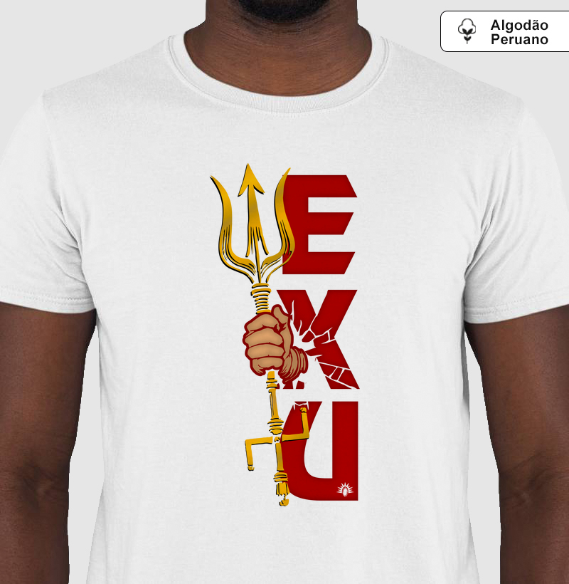 Tridente Exu - Algodão Peruano