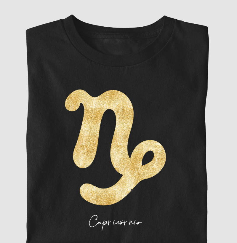 Símbolo Capricórnio Dourado
