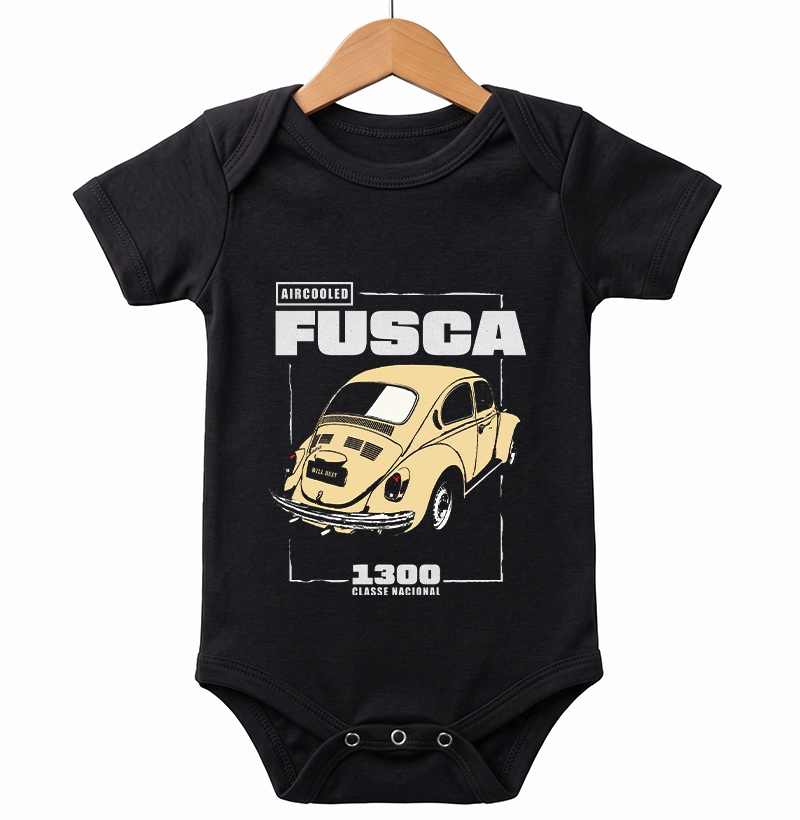Fusca 1300 | Bege - Body Infantil