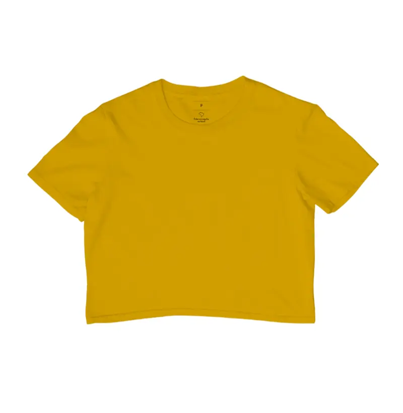 CROPPED  AMARELA BÁSICA 