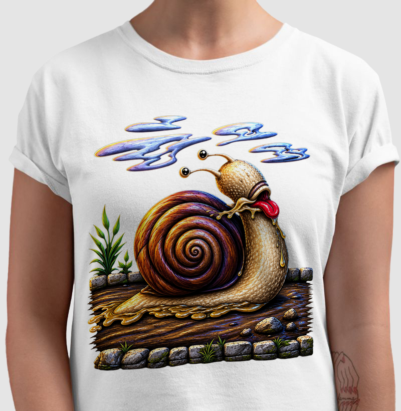 Camiseta Caracol 3D