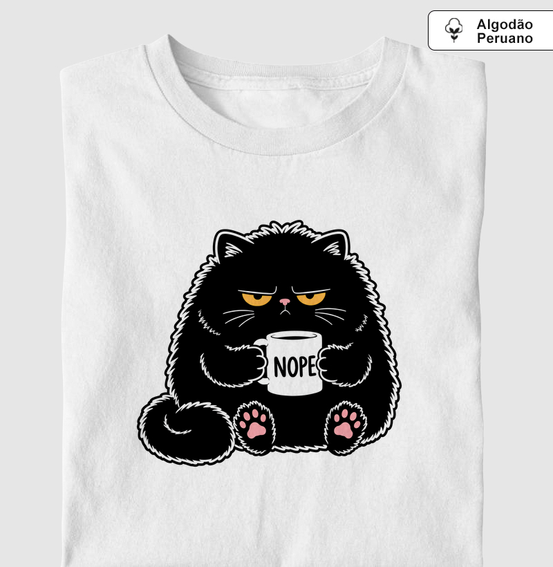 NOPE. - Camiseta Algodão Peruano