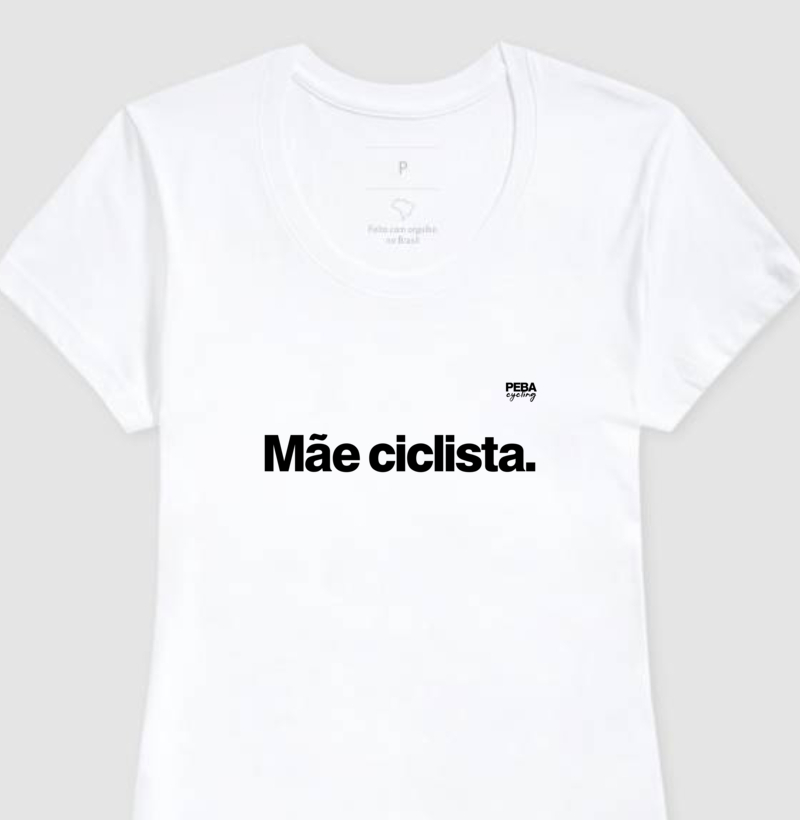 Mãe ciclista.