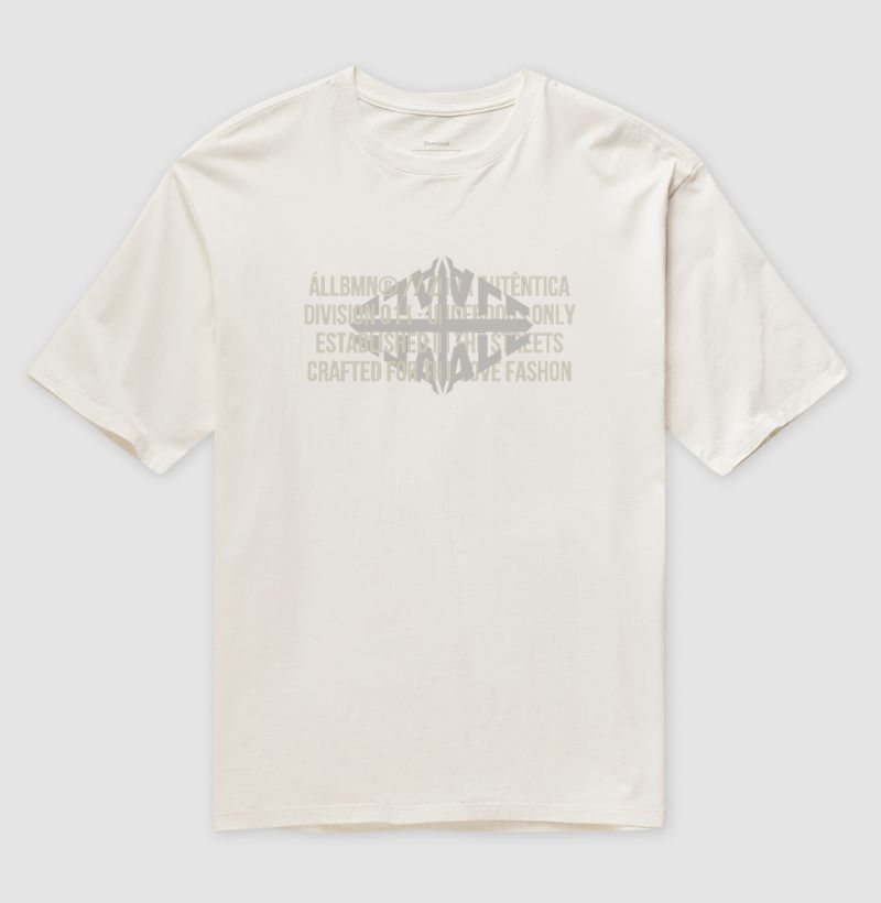 Állbmn - Camiseta oversized "Love of Fashion"