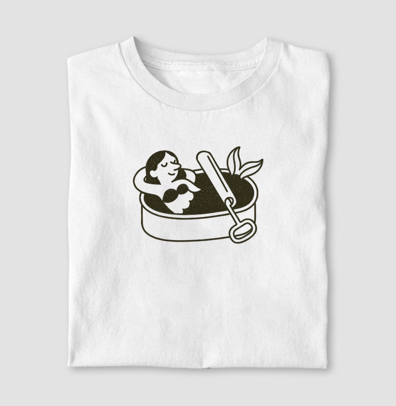 Camiseta Sereia na Lata - por Maísa Campos
