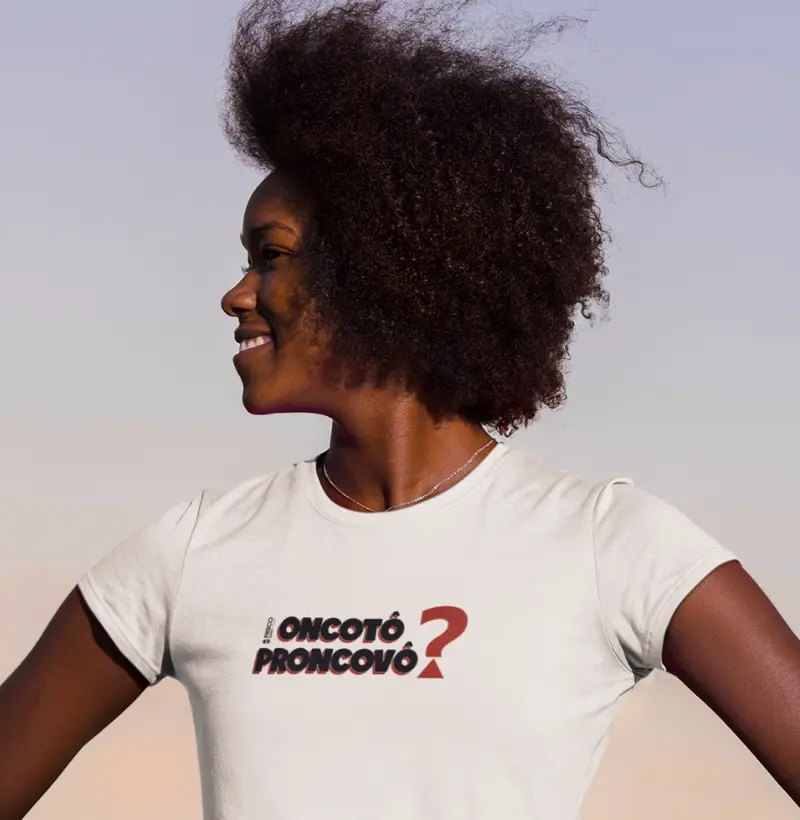 T-Shirt Feminina Branca - Oncotô Proncovô