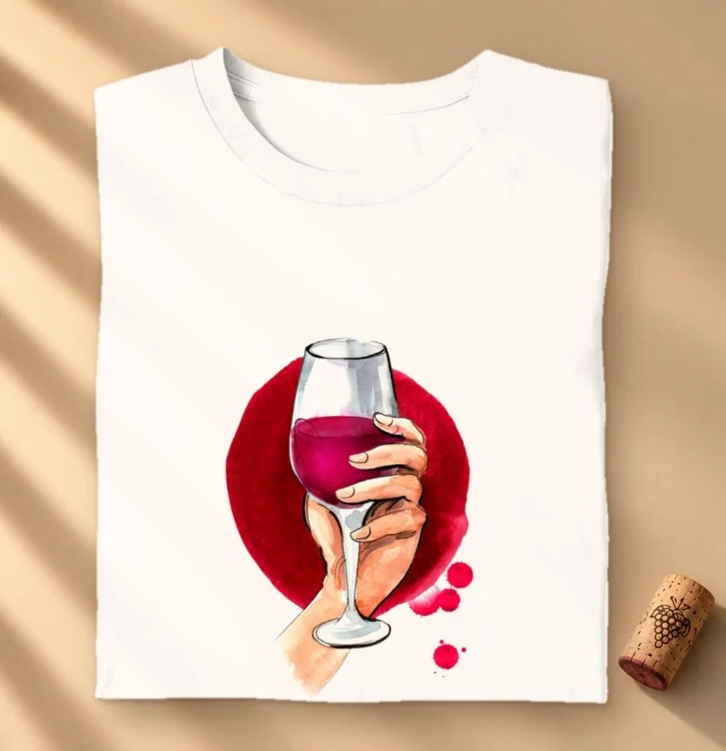 Camiseta Brinde em Aquarela