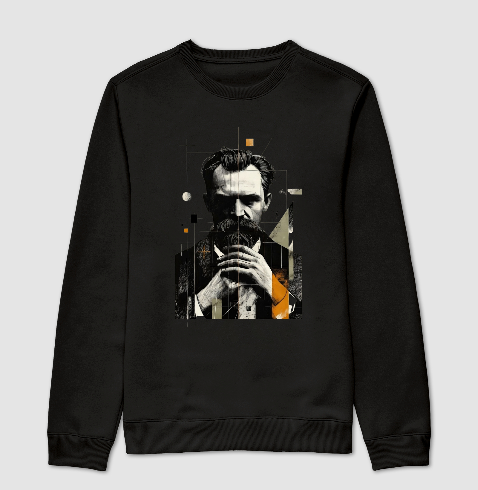 Filosofia "Nietzsche Abyssal" - Suéter Moletom