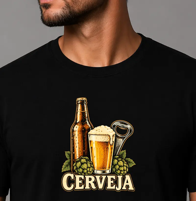 Cerveja Retrô - Camiseta