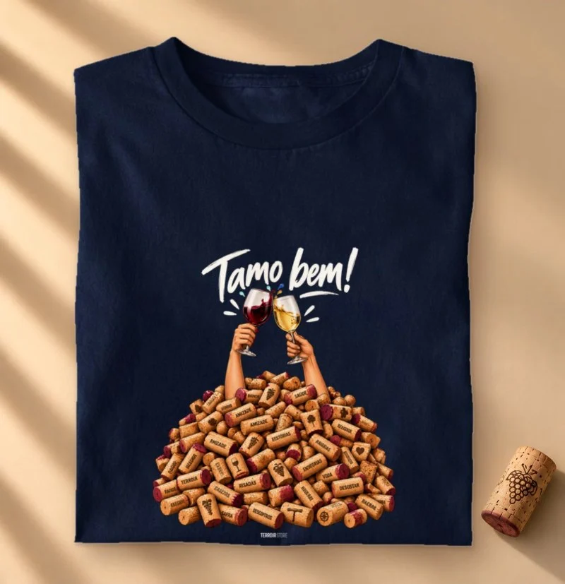 Camiseta “Um Brinde” – Amizade & Wine Lifestyle