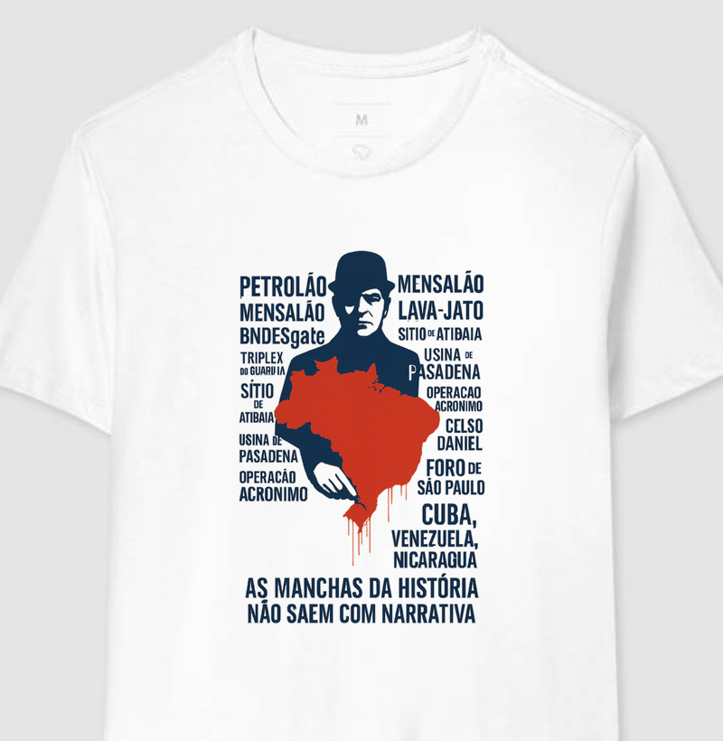 As Manchas da história não saem com narrativa