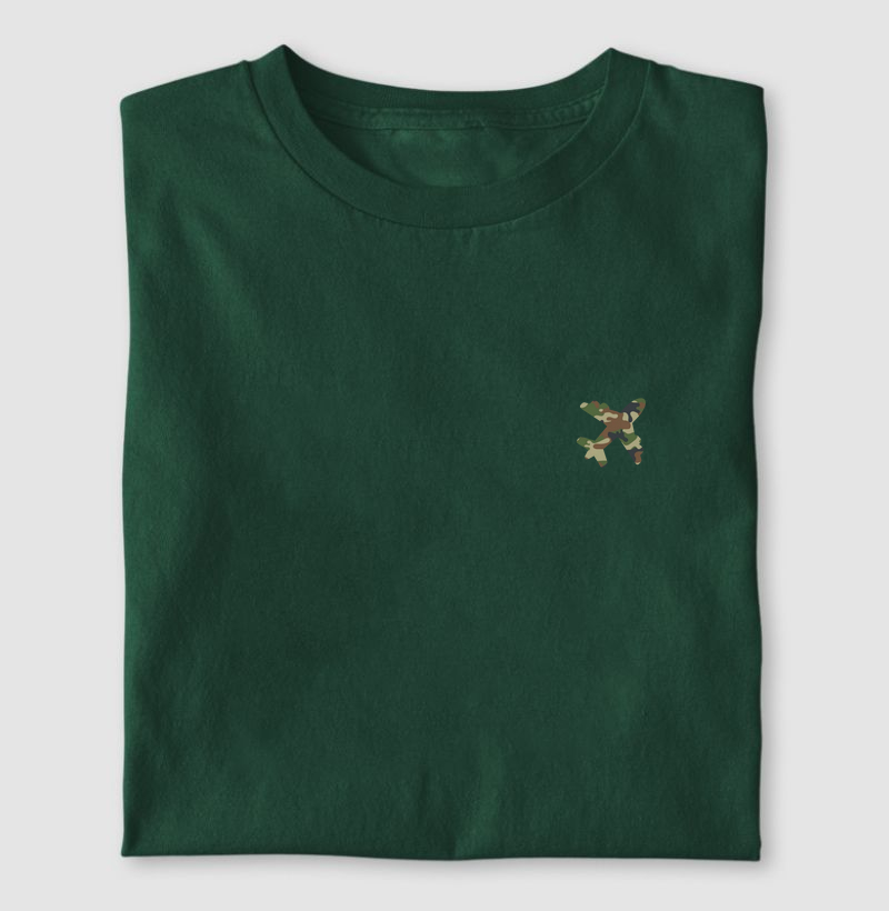 Viajante Minimalista - avião camuflado