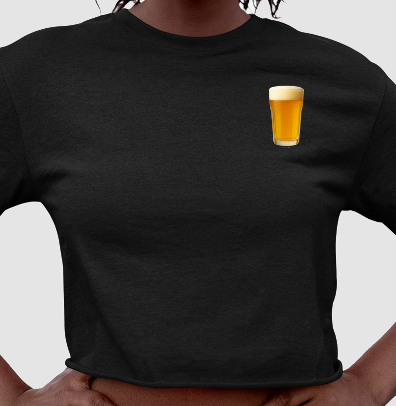 Cerveja no copo americano