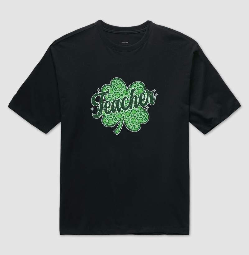 Teacher clover - Oversized