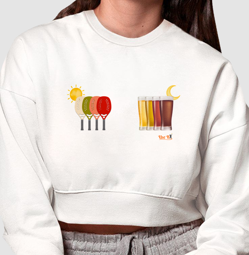 Dia e Noite - Chopp - Cropped Moletom