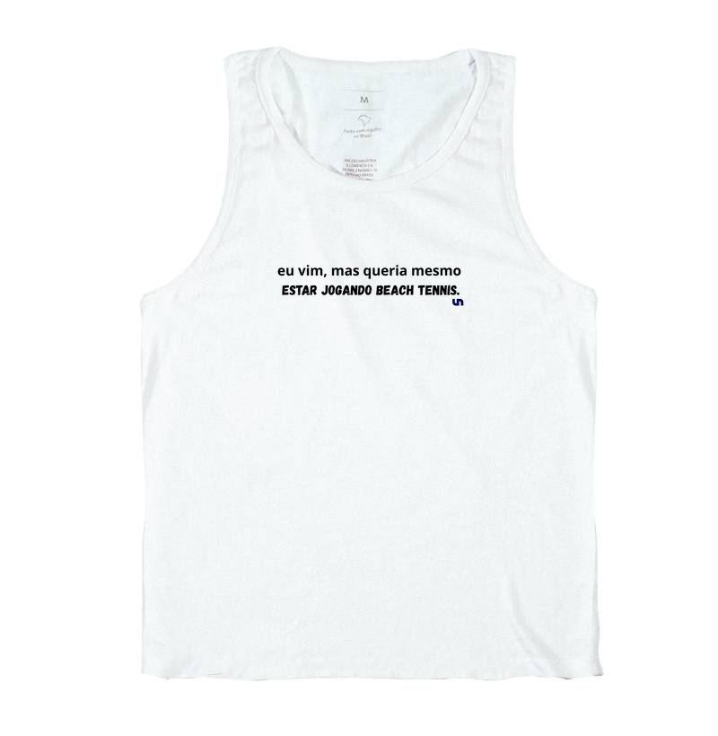Queria mesmo estar jogando beach tennis!