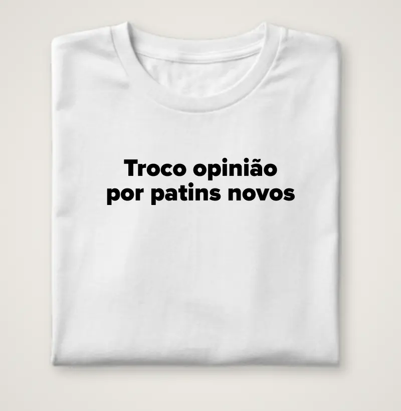 Troco opinião por patins