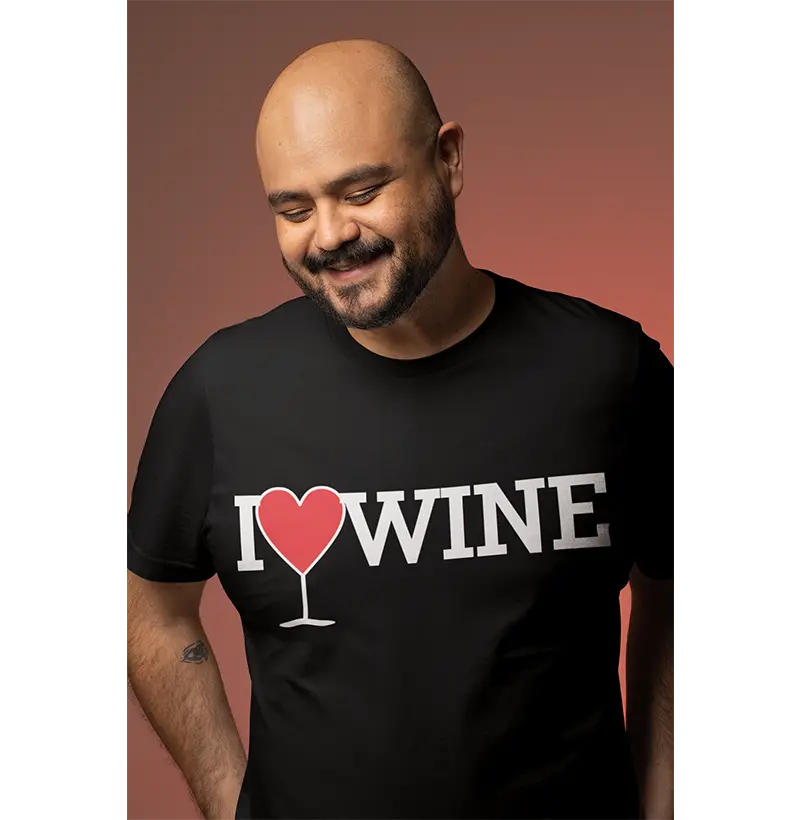 Camiseta I Love Wine