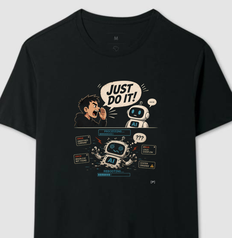 Camiseta Just Do It! — IA em Reboot