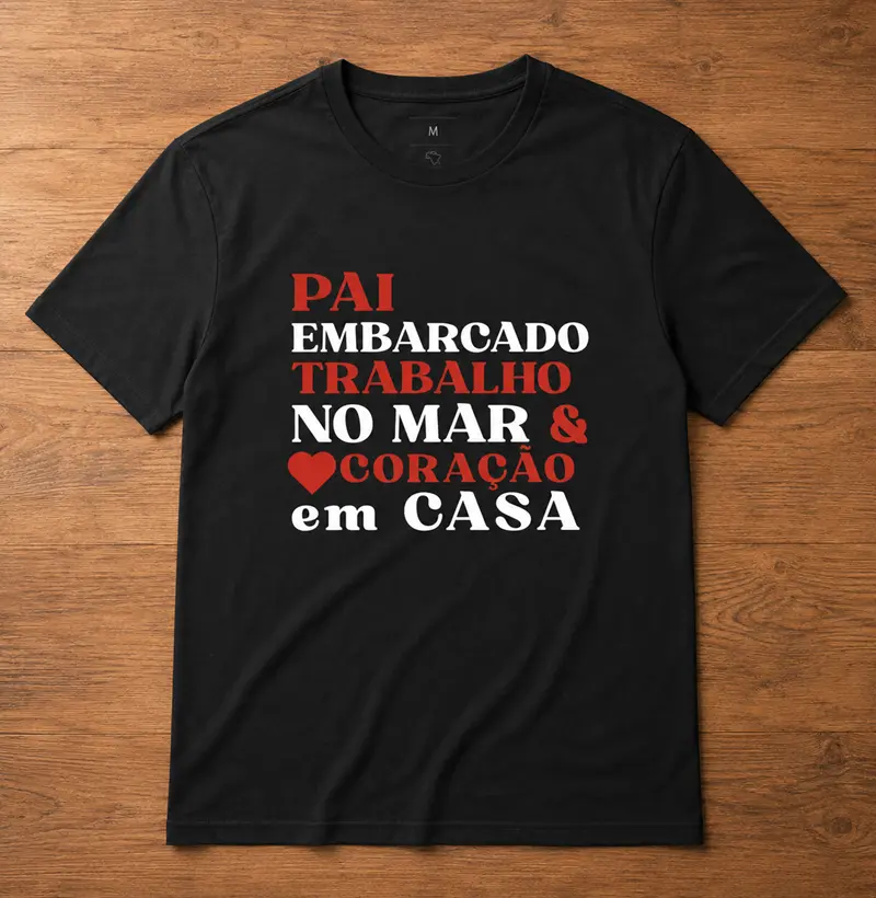 Pai Embarcado Coração em Casa