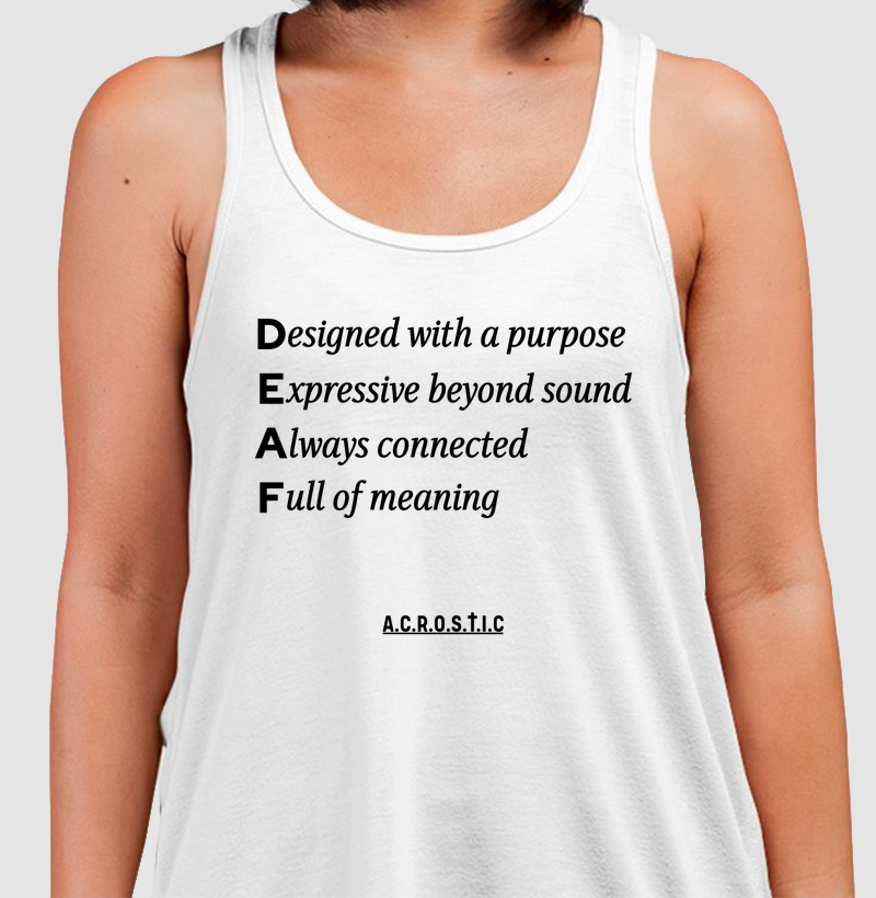 D.E.A.F | a.c.r.o.s.t.i.c