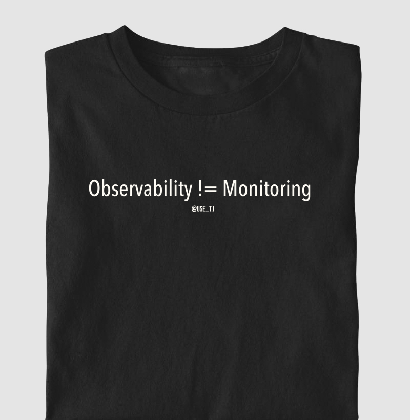 Observability != Monitoring - T.I