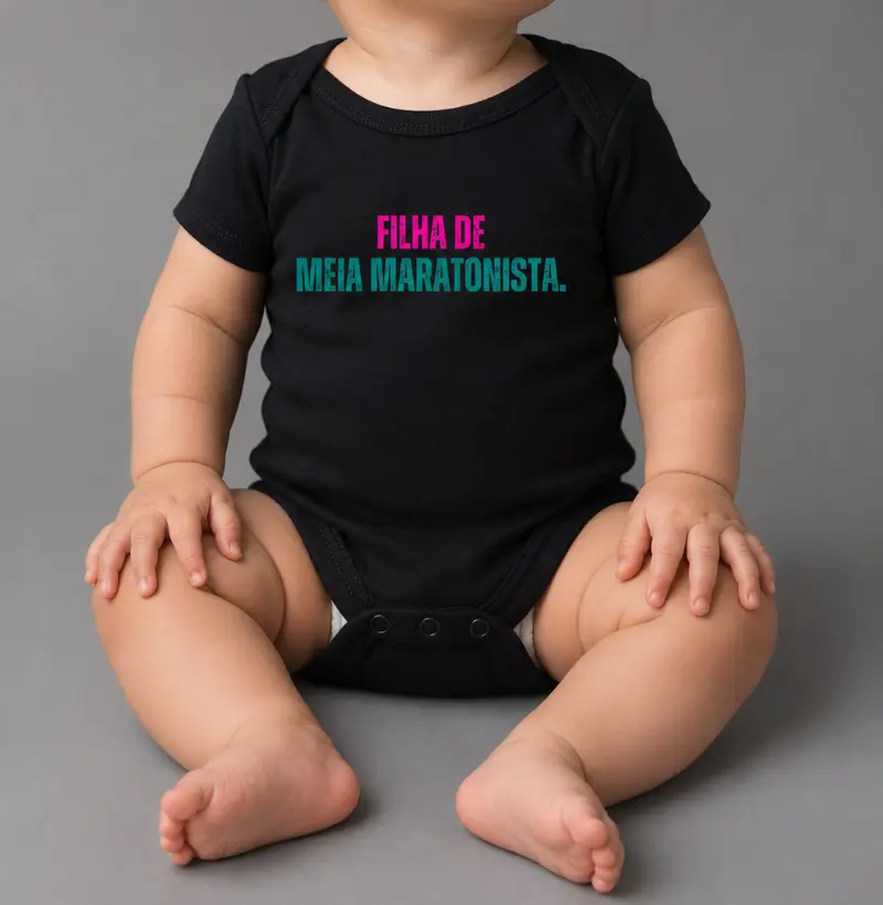 Body Infantil - Filha de Meia Maratonista