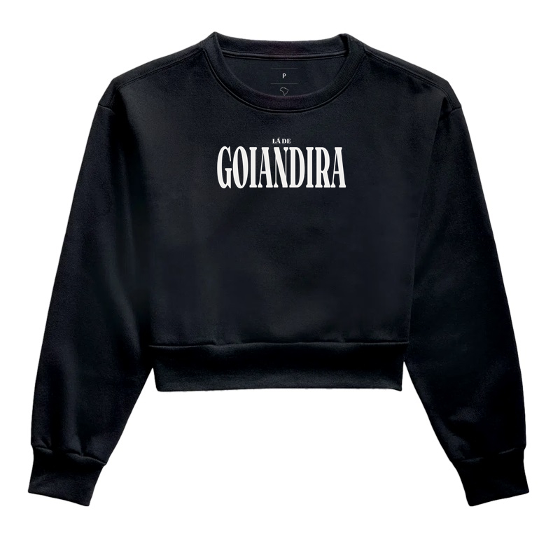 Goiandira | Tipografia GO - Cropped Moletom
