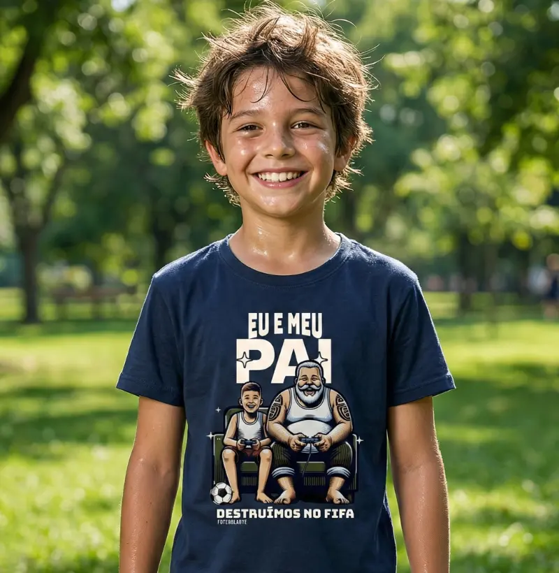 Eu e meu pai destruímos no FIFA