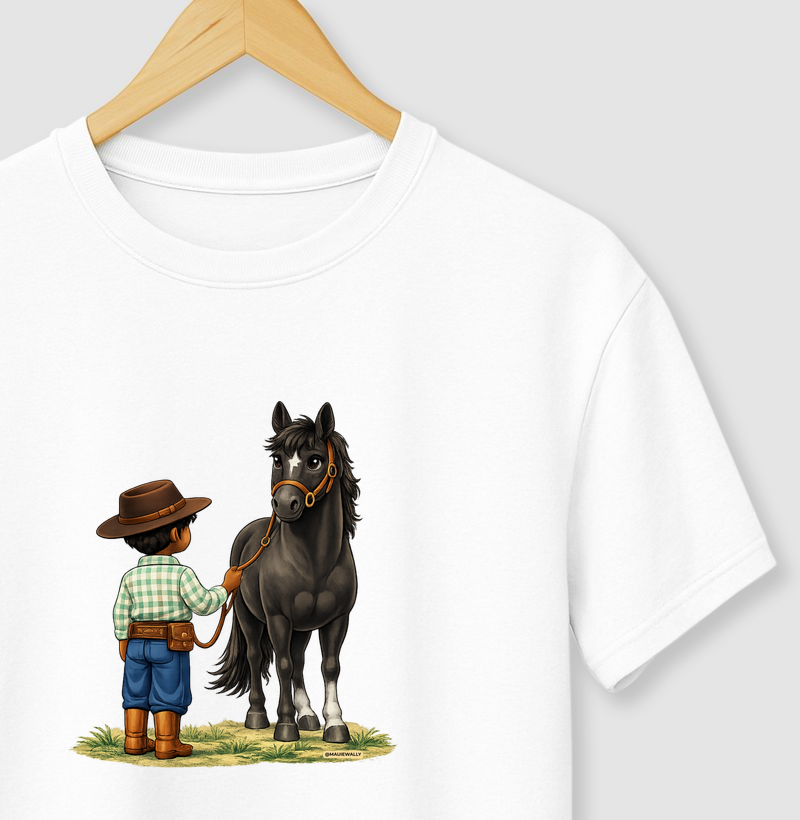 Menino moreno e Cavalo 2