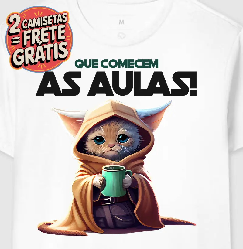Camiseta Que comecem as aulas!