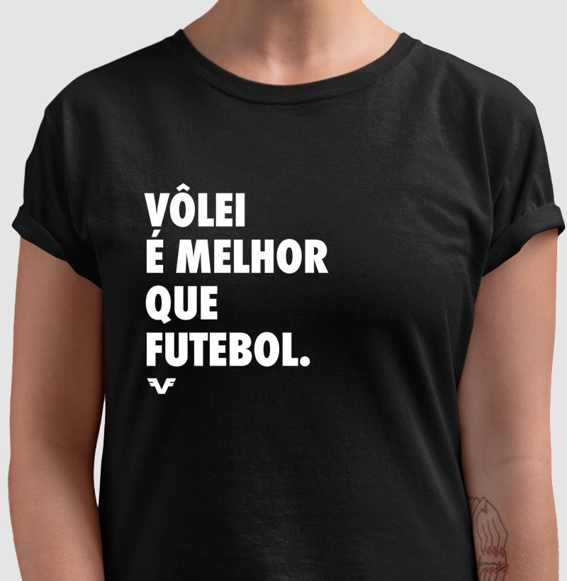 Vôlei é melhor que Futebol.