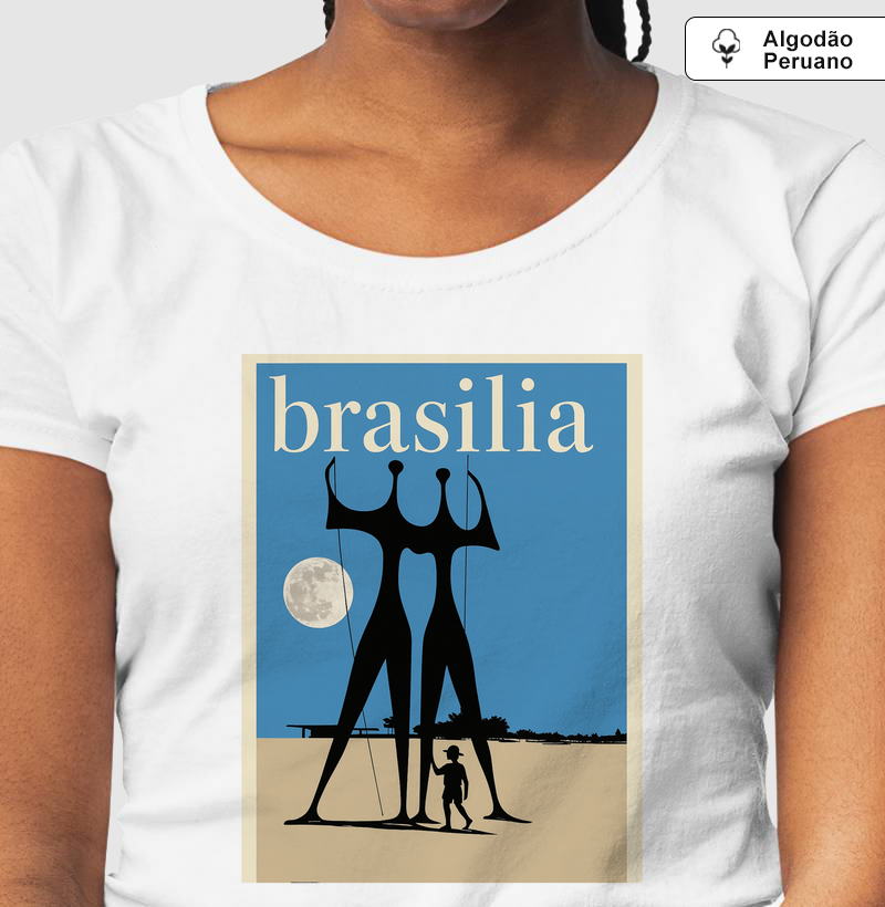 Camiseta Algodão Peruano Brasília