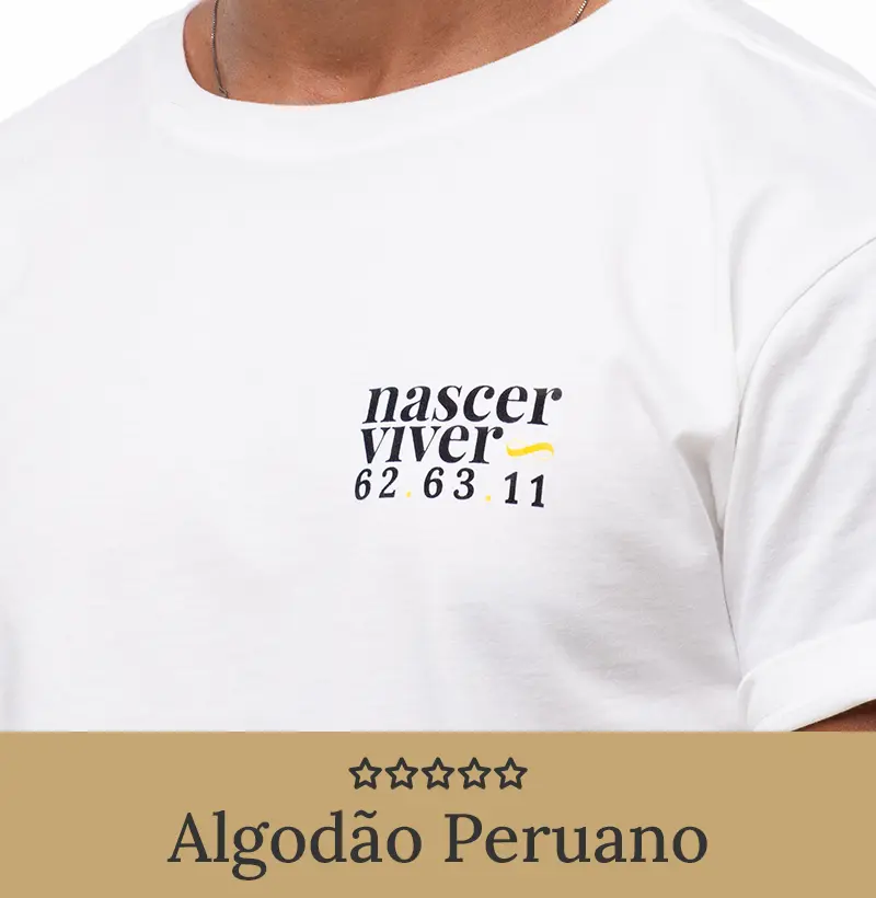 Nascer, Viver - 62, 63, 11 - Algodão Peruano