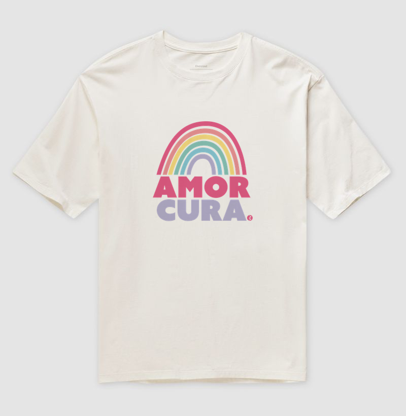 Camiseta Oversized Amor Cura