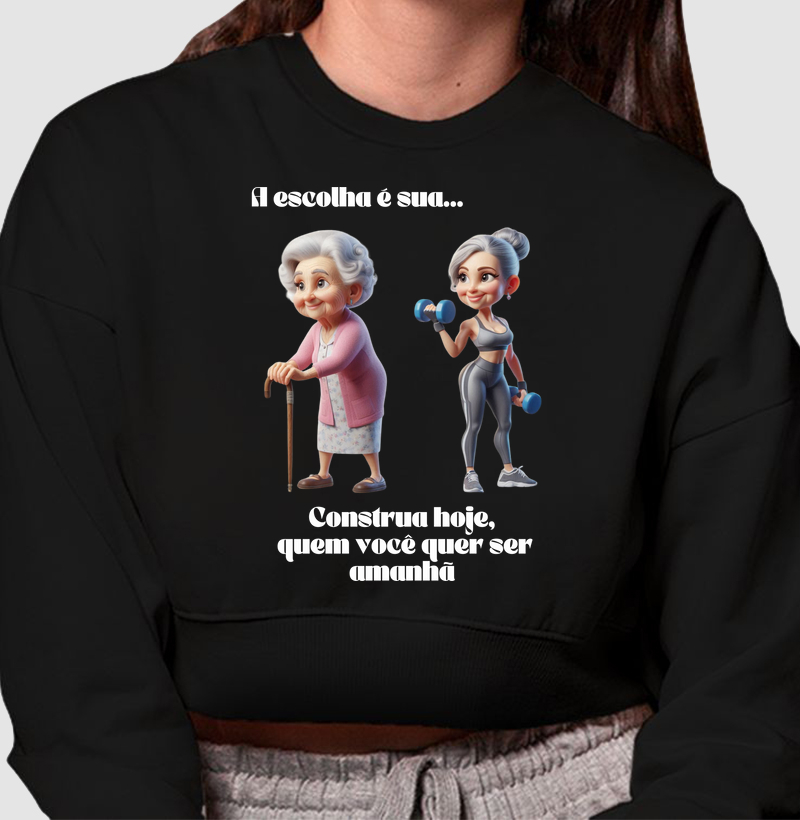 A escolha é sua.. construa hoje quem você que ser amanhã