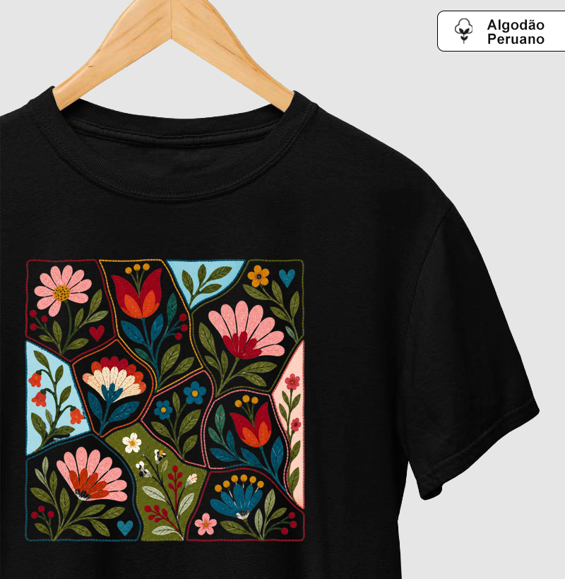 Primavera Algodão Peruano - Camiseta Algodão Peruano