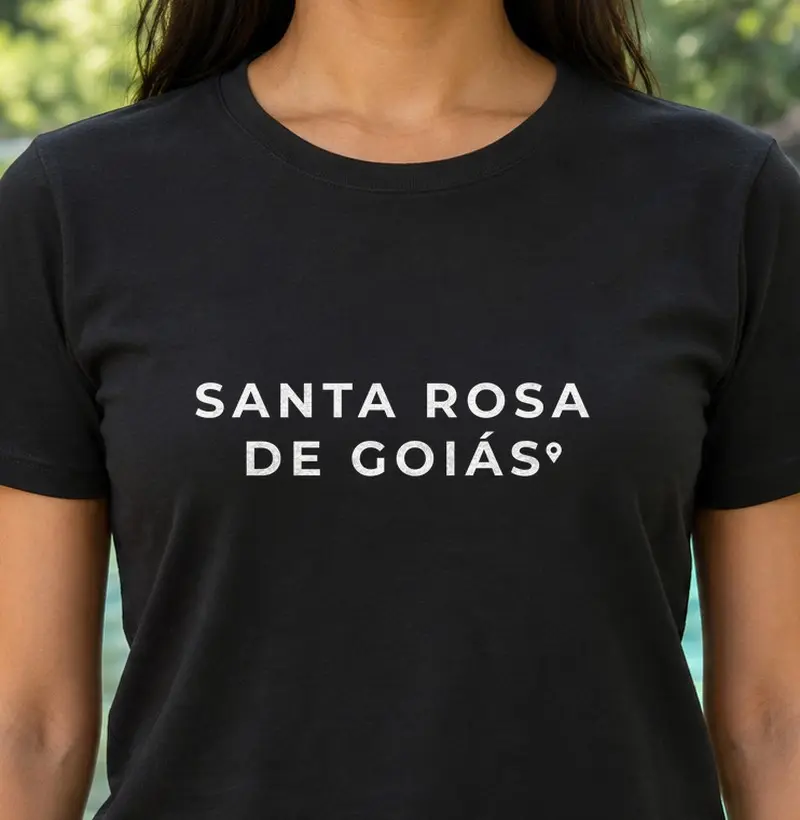 Santa Rosa de Goiás | Pin GO - Camiseta