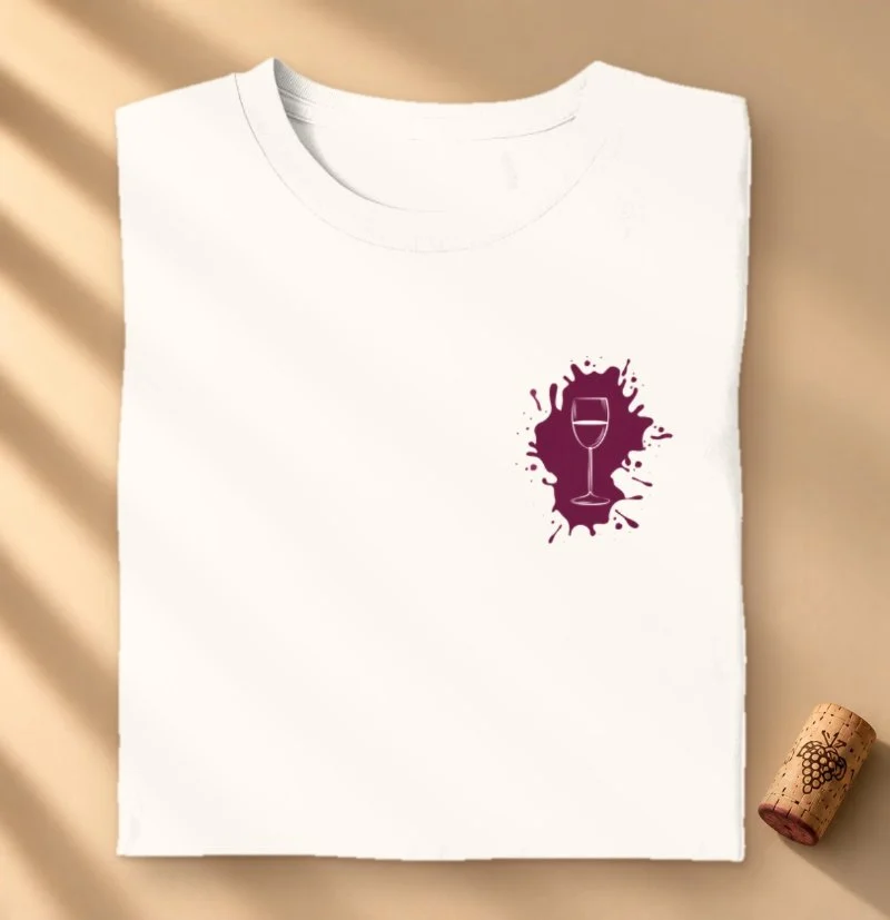 Camiseta Vinho Splash