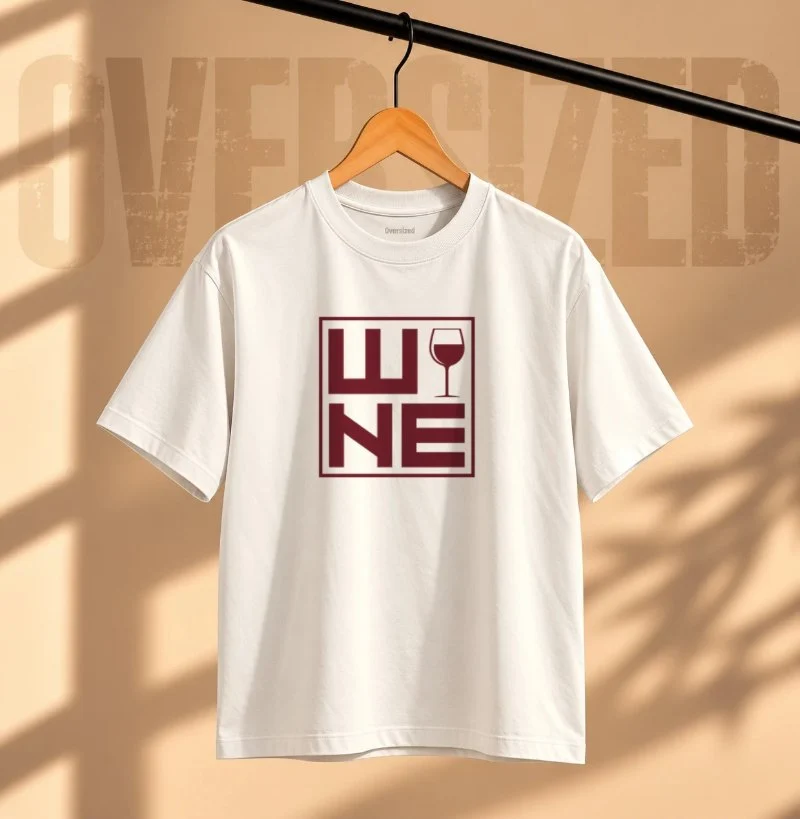 Camiseta Wine - Camiseta Oversized