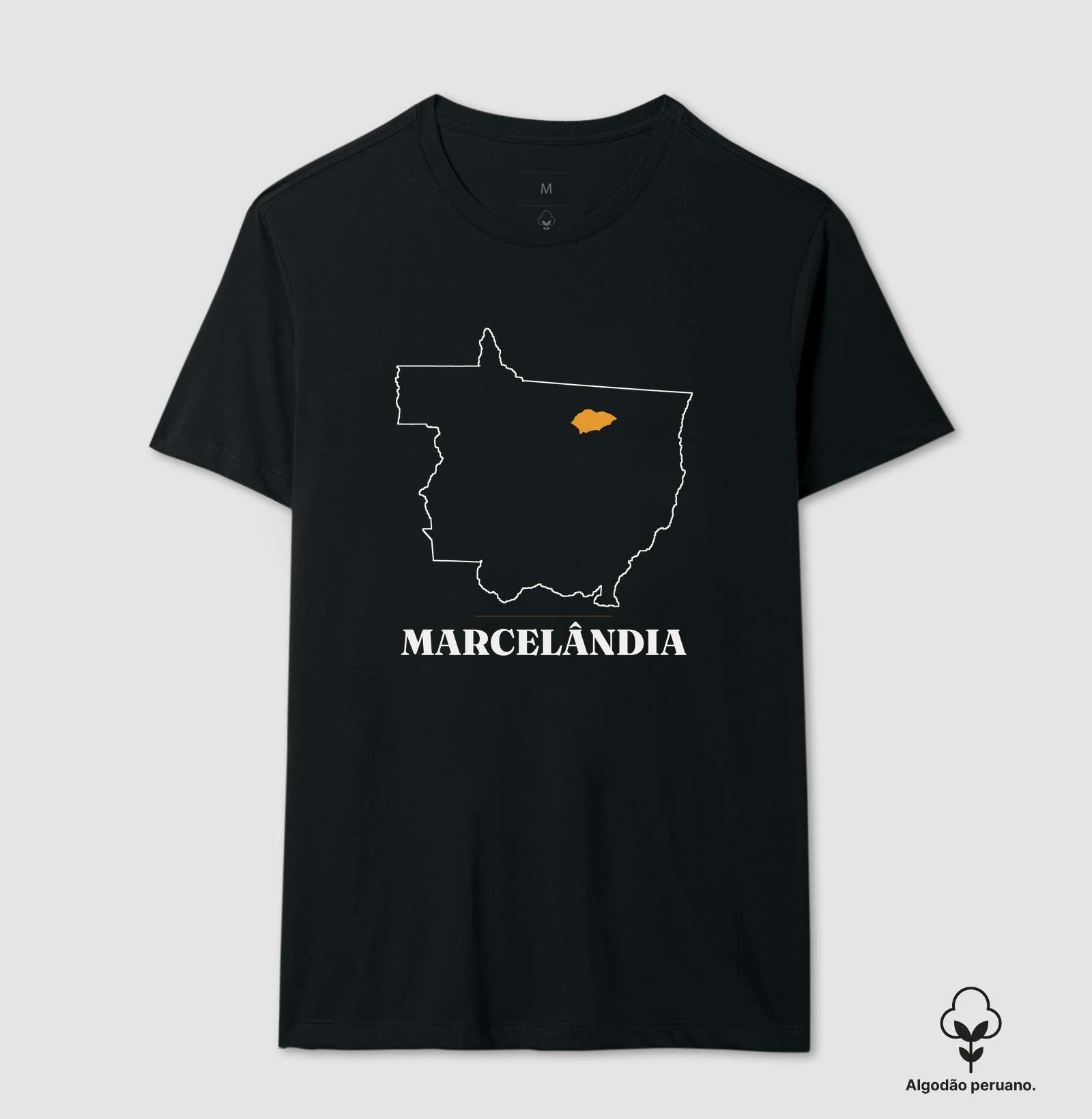 Marcelândia | Traço MT - Camiseta Algodão Peruano