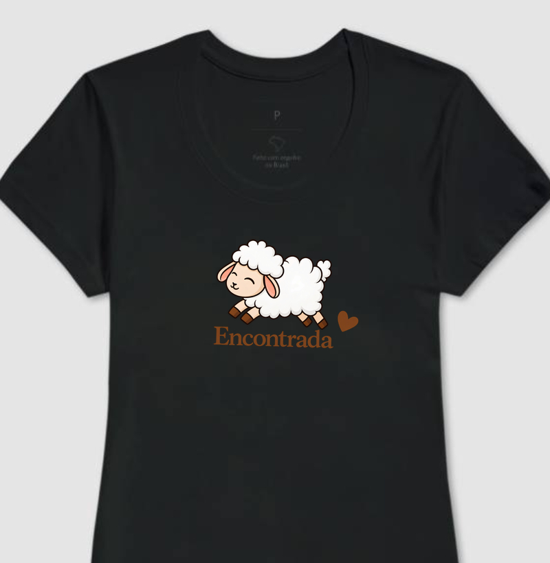 Camiseta Encontrada — Algodão Premium