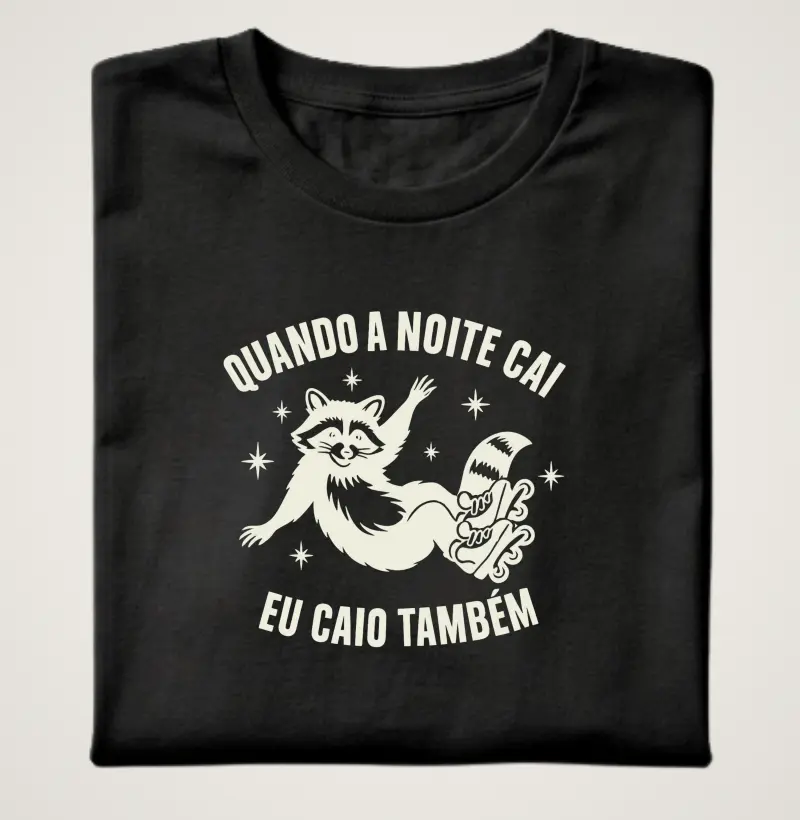 Quando a noite cai, eu caio também