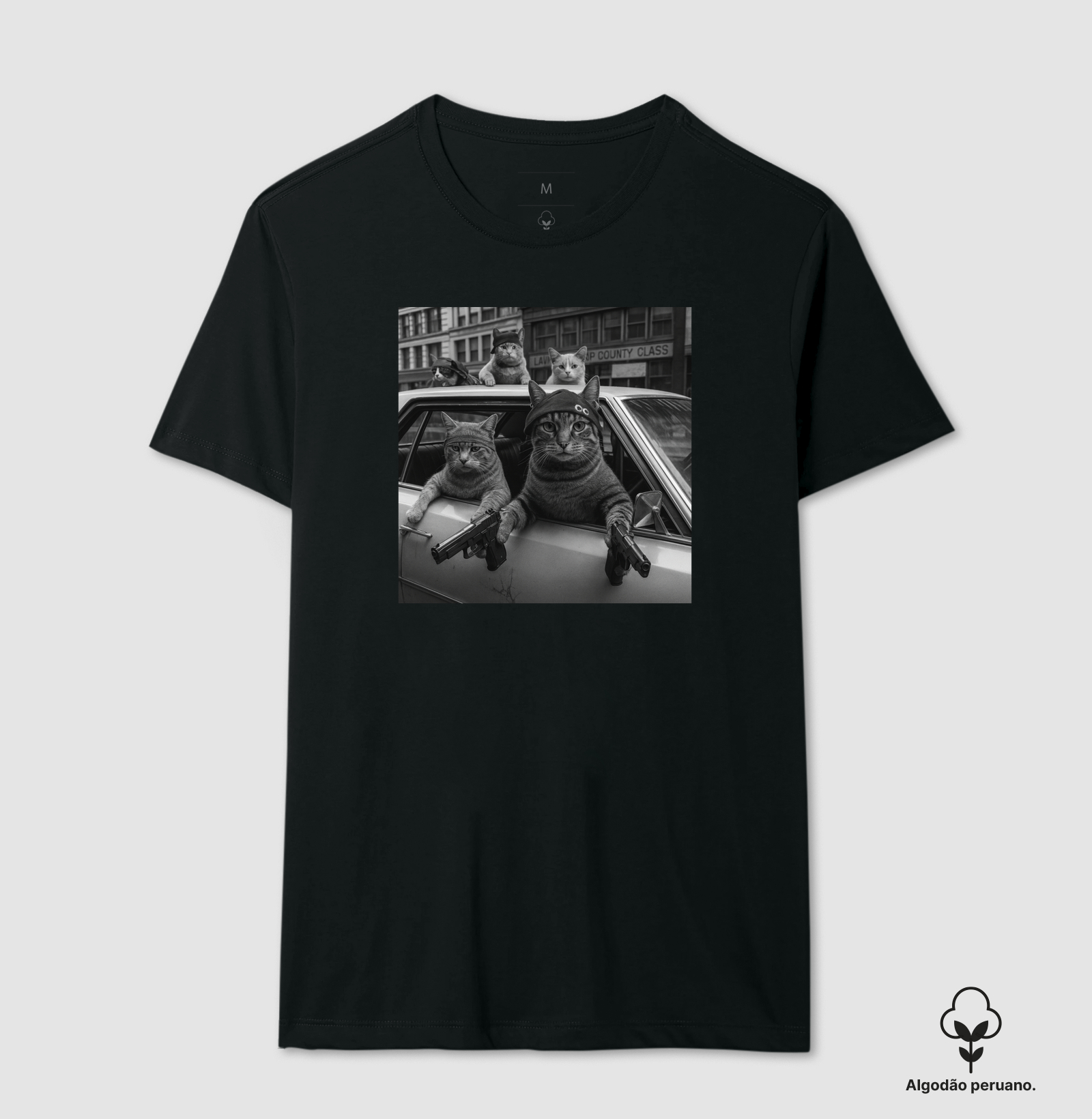 Gato Gangsta no Carro