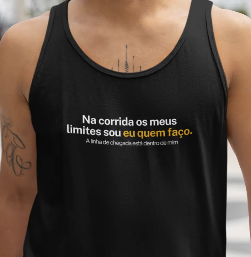 Na corrida eu defino meus limites